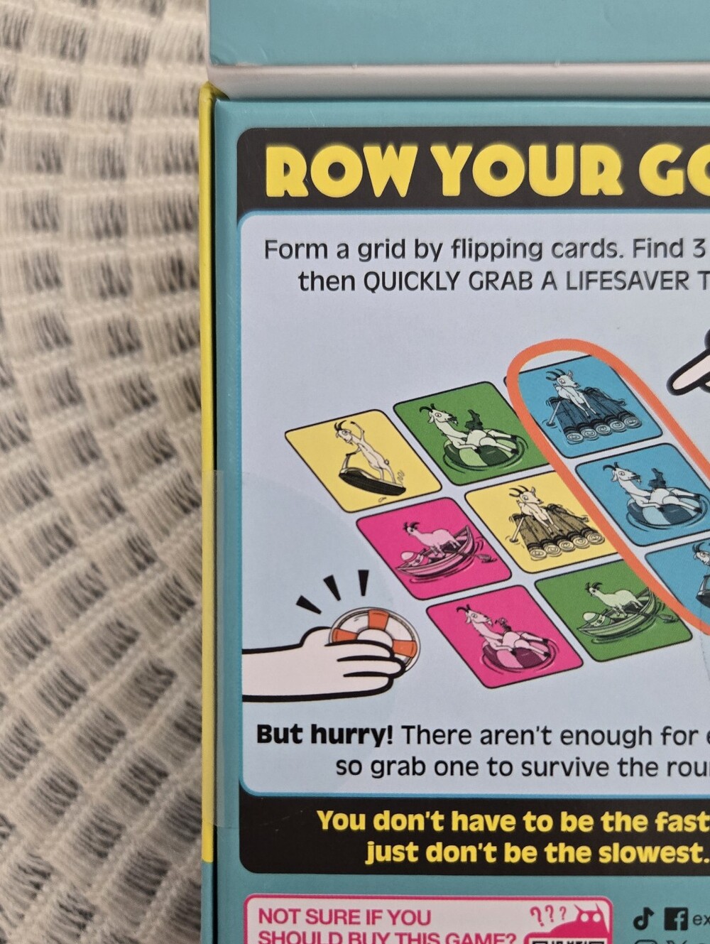 Row Your Goat Party Game Family Tabletop Game Card Dice Fun - Picture 8 of 8